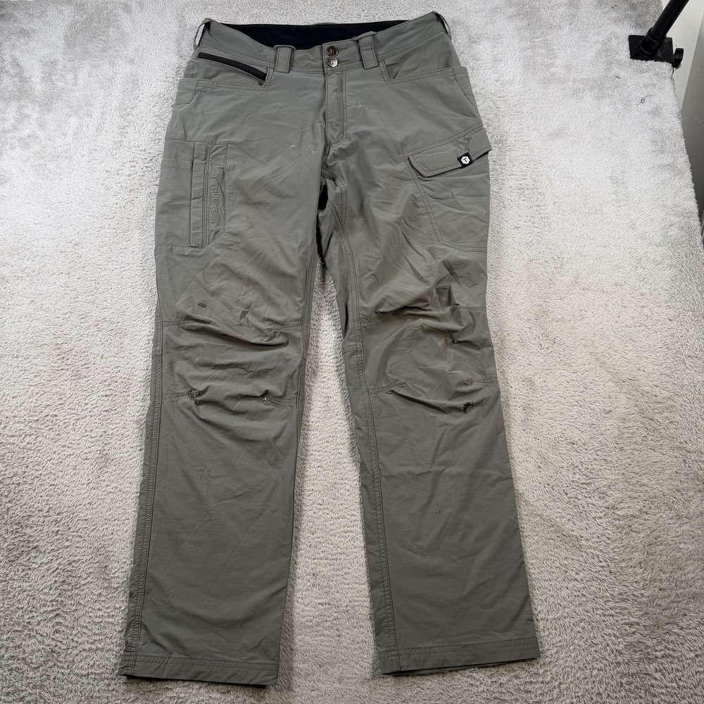 Truewerk Pants Mens 32x30 Grey T1 WerkPant Workwear Stretch Cargo Performance